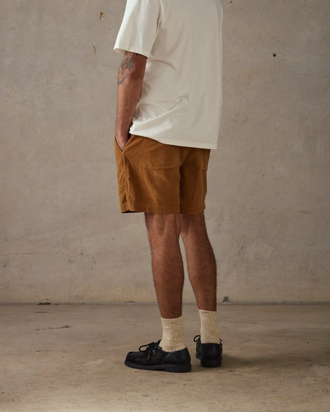 Cord Shorts - Brown