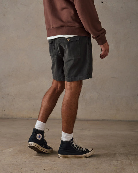 Cord Shorts - Slate