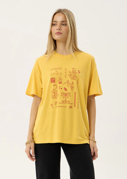Holly Oversize Tee - Mango