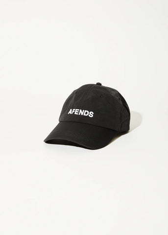 Vinyl 6 Panel Cap - Black