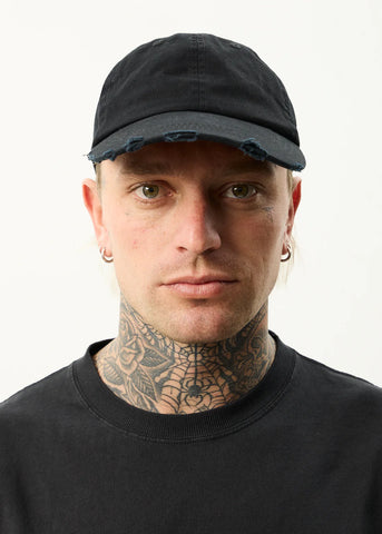 Genesis Recycled 6 Panel Cap - Stone Black