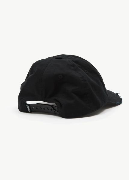 Genesis Recycled 6 Panel Cap - Stone Black