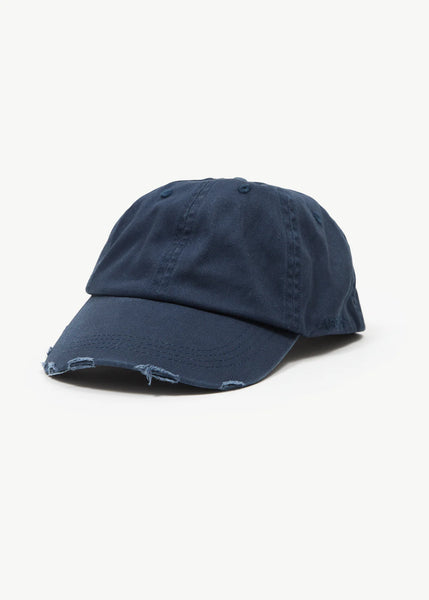 Genesis Recycled 6 Panel Cap - Washed Deep Sea