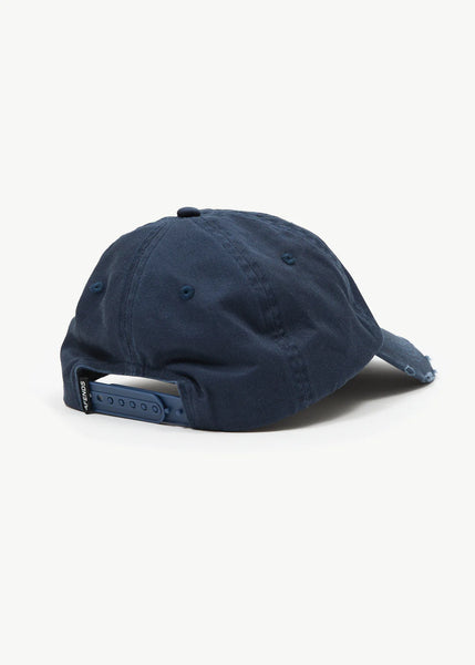 Genesis Recycled 6 Panel Cap - Washed Deep Sea