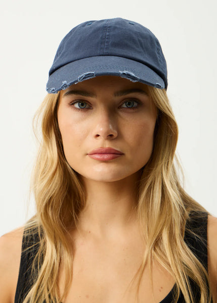 Genesis Recycled 6 Panel Cap - Washed Deep Sea