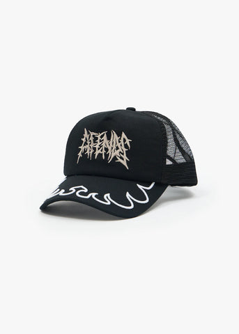 Rising Trucker Cap - Black