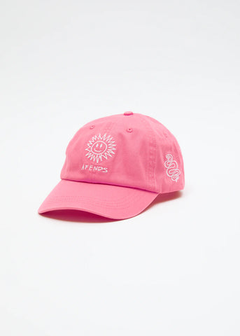 High Recycled Panelled Cap - Pink