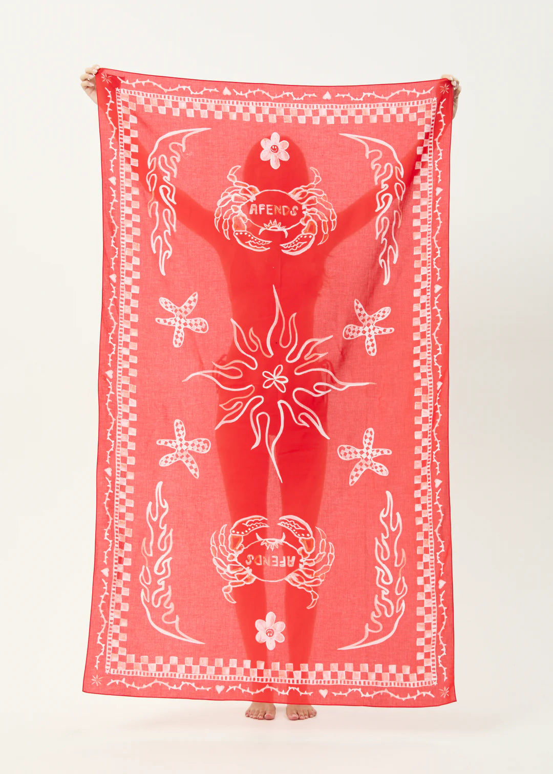 Calda Organic Sarong - Tomato