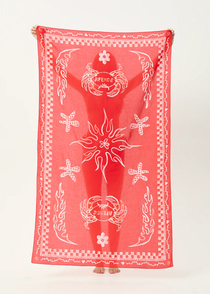 Calda Organic Sarong - Tomato