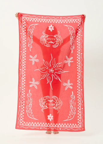 Calda Organic Sarong - Tomato