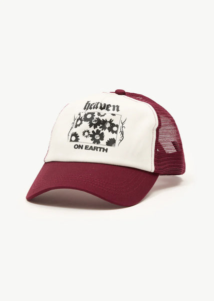 Heaven Recycled Trucker Cap - White