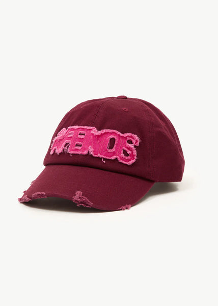 Wonders Recycled Panelled Cap - Burgundy