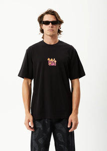 Psychedelic Recycled Tee - Black