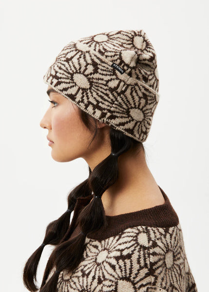 Dandy Recycled Knit Beanie - Toffee