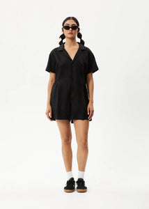 Kokomo Hemp Playsuit - Black