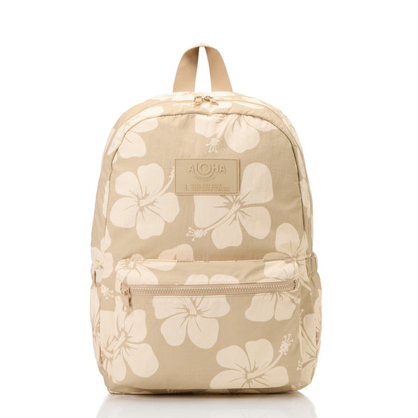 Hana Hou Keep It Light Backpack - Creme/Dune by ALOHA