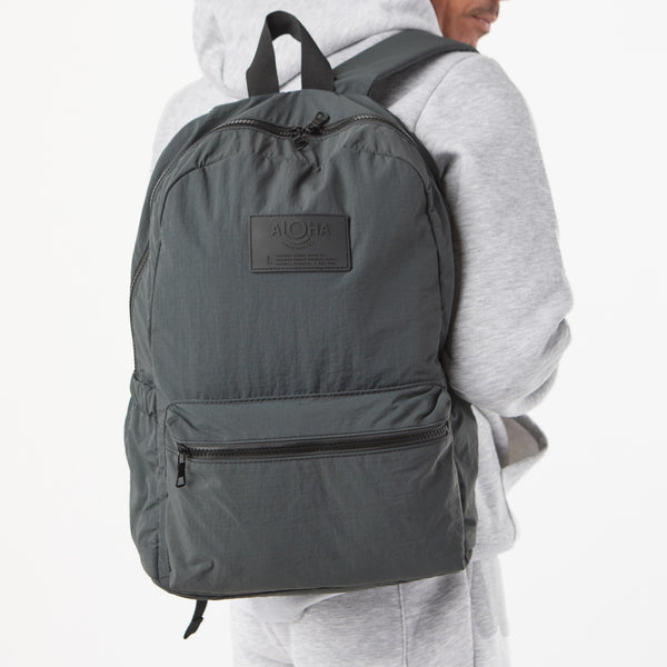 Monochrome Keep It Light Backpack - Black by ALOHA