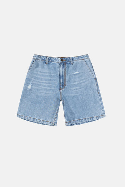 Subtle distress Short - Blue