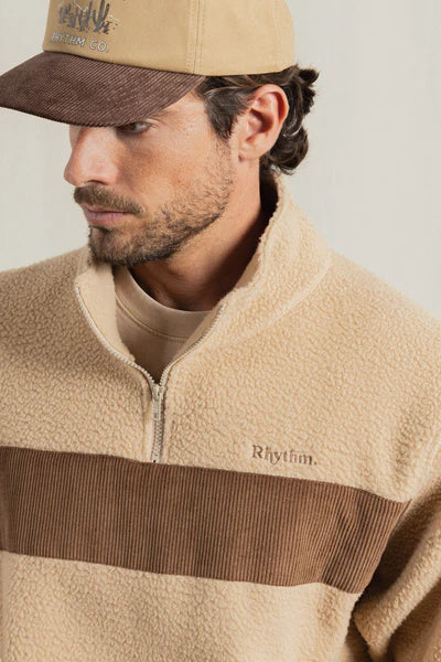 Essential Quarter Zip - Ecru