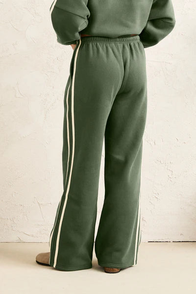 Contrast Track Pant - Hunter