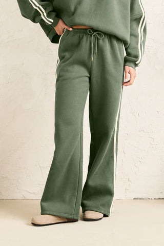 Contrast Track Pant - Hunter
