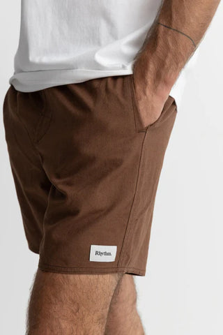 Classic Linen Jam Shorts - Chocolate