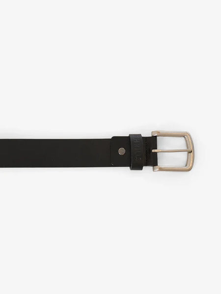 Thrills Leather Belt - Black