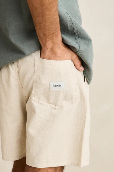 Classic Linen Jam Shorts - Sand