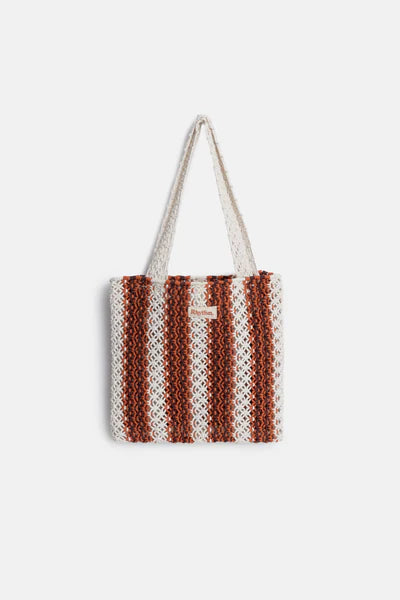 Crochet Tote Bag - Natural