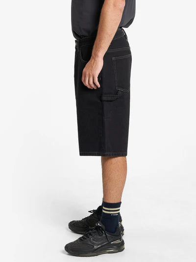 Big Slacker Denim Shorts - Black Rinse