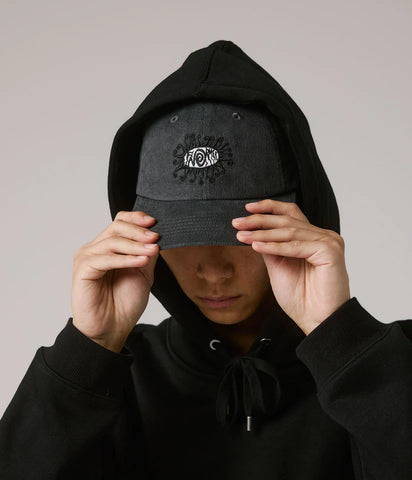 Halo Cord Cap - Charcoal