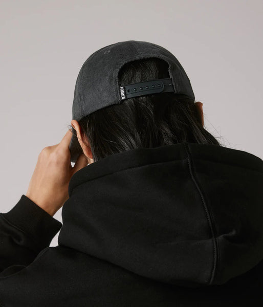 Halo Cord Cap - Charcoal