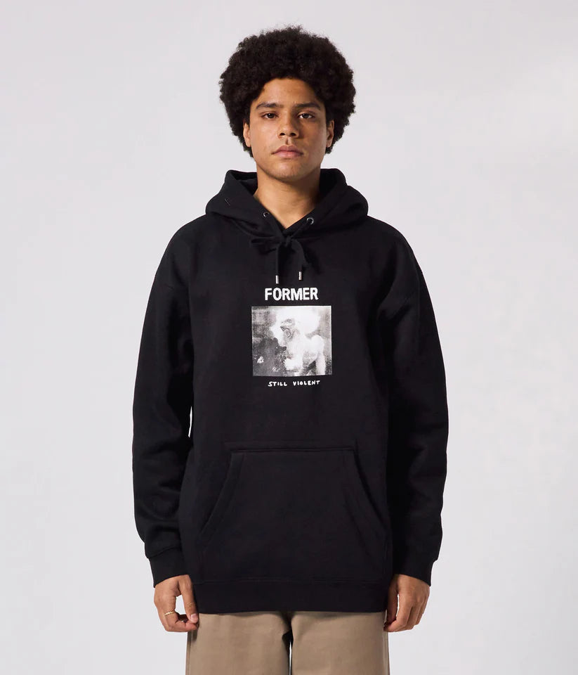 War Poodle Hood - Black
