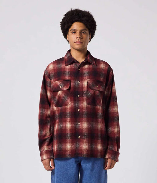 Manners LS Flannel Shirt - Red