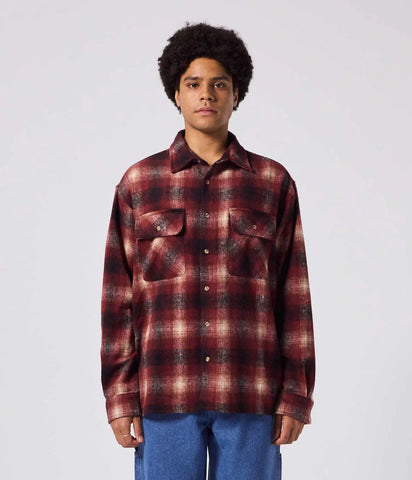 Manners LS Flannel Shirt - Red