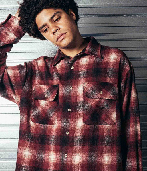 Manners LS Flannel Shirt - Red