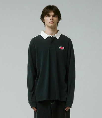 Reynolds Flatline Rugby Polo - Black