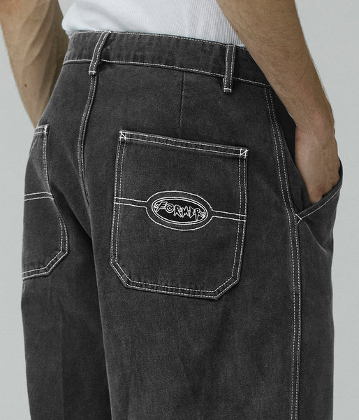 Reynolds Flatline Denim Pant - Washed Black