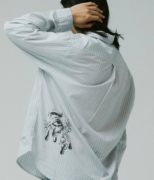 Vivian Weeping LS Shirt - White