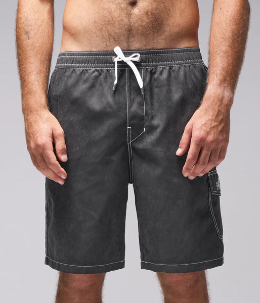 Swans Cargo 21' Swim Trunk - Black