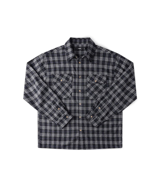 Vivian Flannel LS Shirt - Black/Grey