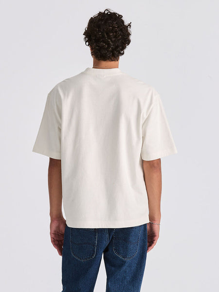 3 Worlds Boxcutter Tee - White