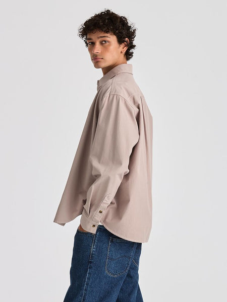 Parks L/S Shirt - Concrete