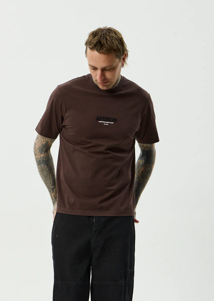 Vinyl Recycled Tee - Washed Coffee