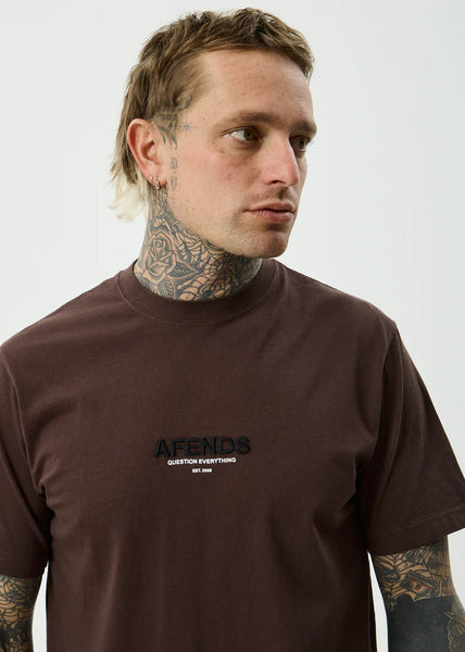 Vinyl Recycled Tee - Washed Coffee