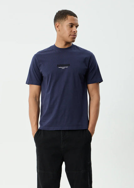 Vinyl Recycled Tee - Washed Deep Sea