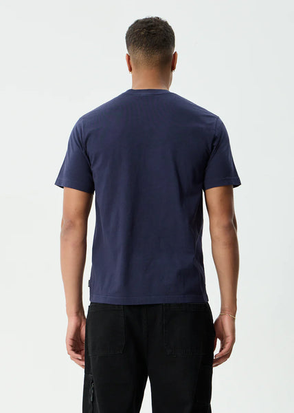 Vinyl Recycled Tee - Washed Deep Sea