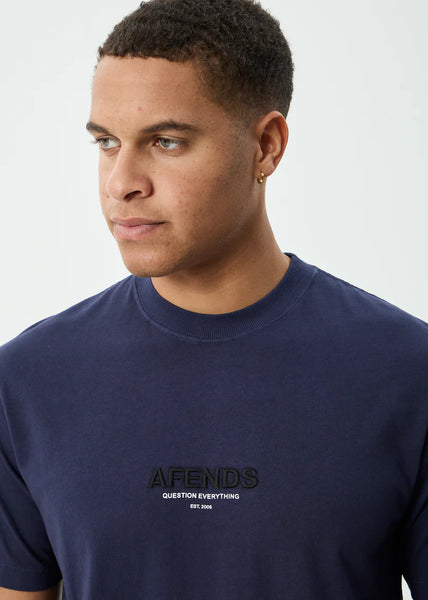 Vinyl Recycled Tee - Washed Deep Sea