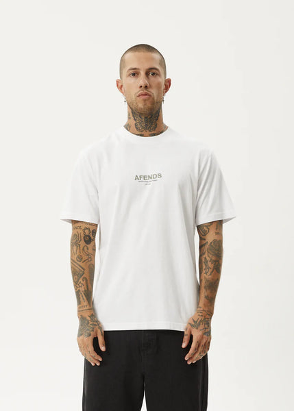 Vinyl Recycled Tee - White