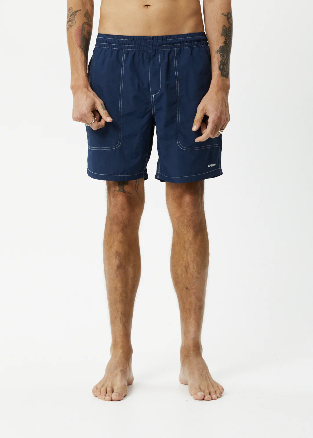 Baywatch Swim Shorts 18' - Navy